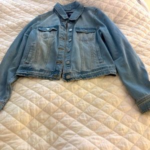 Fashion Nova light blue denim jacket